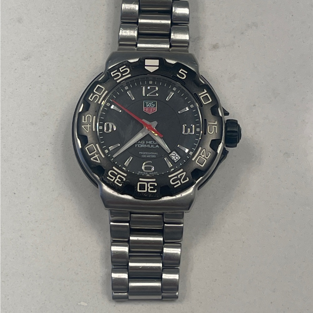 Tag Heuer Formula 1 Silver and Black Watch